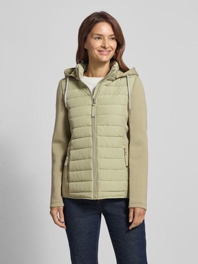 Christian Berg Woman Selection Gewatteerd jack met opstaande kraag Lindegroen - 4