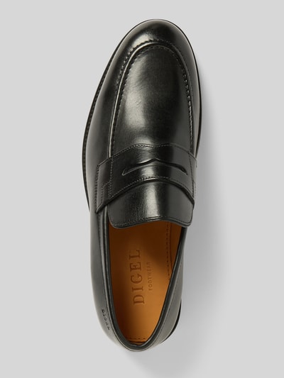 DIGEL Loafers met blokhak, model 'SANDER' Zwart - 3