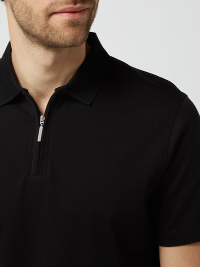 MAERZ Muenchen Poloshirt mit Reißverschluss  Black 3