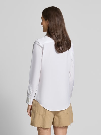 Polo Ralph Lauren Regular fit overhemdblouse met logostitching Wit - 5