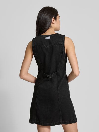 Levi's® Jeanskleid mit V-Ausschnitt Modell 'VIANNA' Anthrazit 5