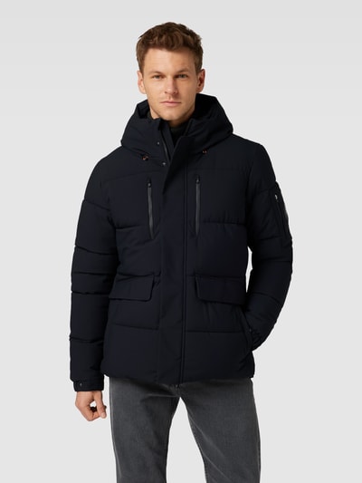 SAVE THE DUCK Steppjacke mit Label-Detail Modell 'CLIFF' Black 4