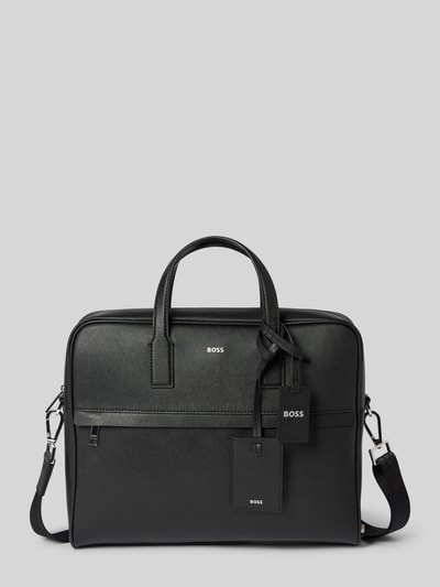 BOSS Handtasche mit Applikationen Modell 'Zair' Black 2