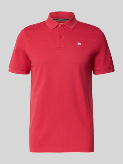 Tom Tailor Regular fit poloshirt van puur katoen Rood - 2