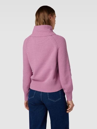 Tom Tailor Gebreide pullover met ballonmouwen Rosé - 5