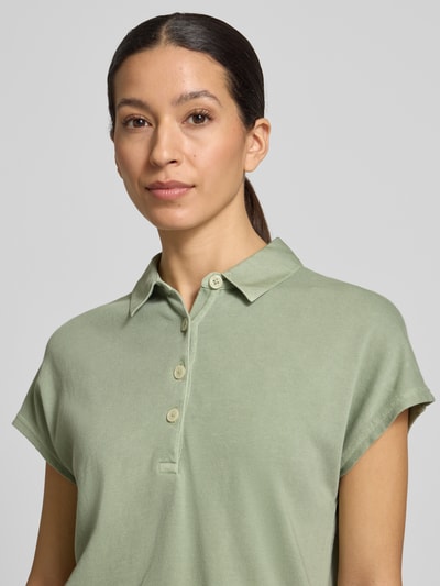 Marc O'Polo Regular Fit Poloshirt aus reiner Baumwolle Hellgruen 3