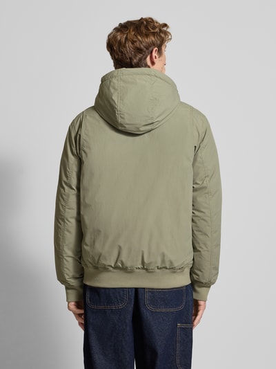 Tommy Jeans Regular fit bomberjack met capuchon Olijfgroen - 5
