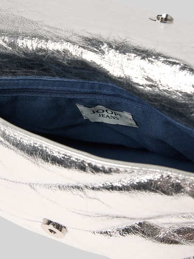 JOOP! Jeans Handtasche mit Label-Detail Modell 'frizzare' Silber 5