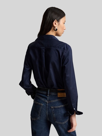 Polo Ralph Lauren Relaxed Fit Hemdbluse aus reiner Baumwolle Dunkelblau 5