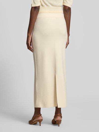 COMMA Regular Fit Maxirock aus Viskose-Mix Offwhite 5