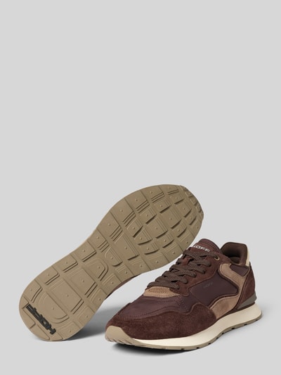 Produktfoto, Sneaker aus Leder-Mix mit Logo-Detail Modell 'City' von HOFF, dames sneakers, leermix, logodetail, afgeronde pasvorm, licht geprofileerde zool, hakhoogte maat 44: 2 cm, schachthoogte maat 44: 9 cm, schachtbreedte maat 44: 8 cm