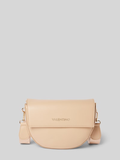 VALENTINO BAGS Handtas met labelapplicatie, model 'Bigs' Beige - 1