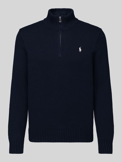 Polo Ralph Lauren Troyer o kroju regular fit z czystej bawełny Granatowy 2
