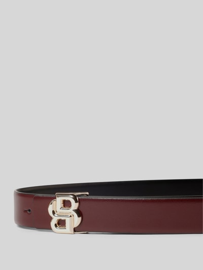 BOSS Keerbare riem van echt runderleer Bordeaux - 2