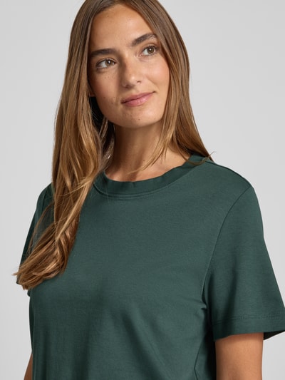 s.Oliver RED LABEL Regular fit T-shirt van puur katoen Donkergroen - 3