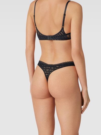 s.Oliver RED LABEL String aus Häkelspitze Modell 'OPHÉLIE' Black 4