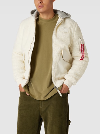 Alpha Industries Kurtka z futerkiem model ‘Teddy’ Złamany biały 4