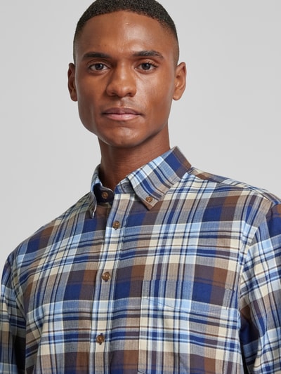 Christian Berg Men Freizeithemd mit Button-Down-Kragen Ecru 3