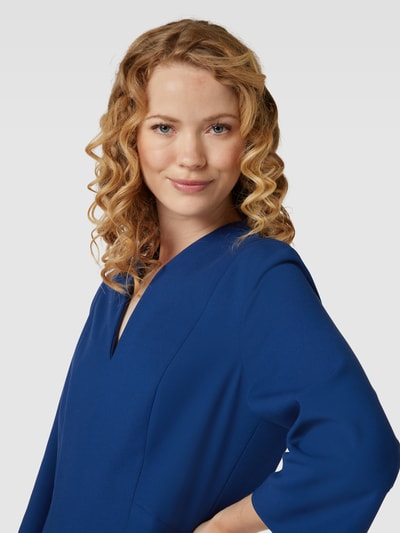 windsor. Midikleid mit V-Ausschnitt Blau 3