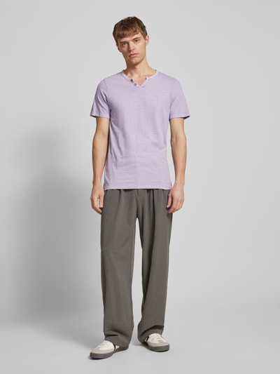 Jack & Jones T-Shirt mit V-Ausschnitt Lavender 1