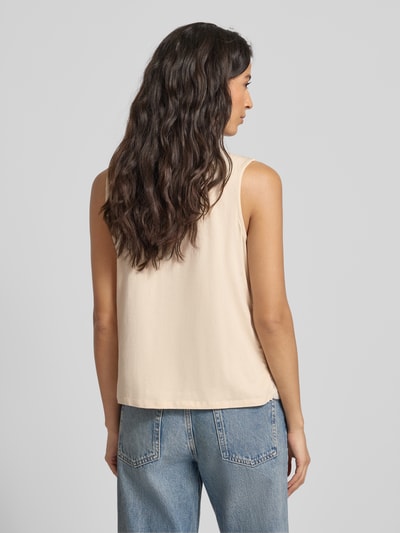 More & More Top met bandjes, V-hals en pailletten Offwhite - 5