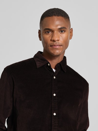 MCNEAL Vrijetijdsoverhemd met knoopsluiting Chocoladebruin - 3