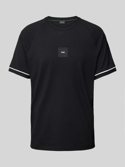 BOSS Green T-Shirt mit Label-Detail Black 2
