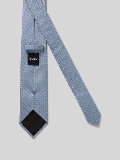 BOSS Stropdas van zijdemix  Bleu - 3