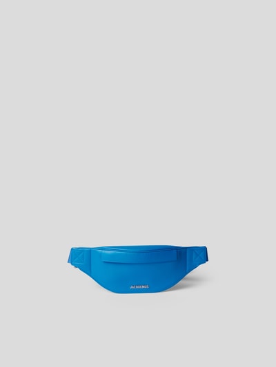Jacquemus Bauchtasche aus Leder Royalblau 4