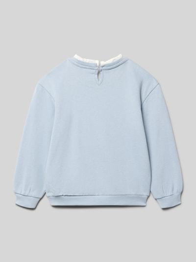 Blue Seven Sweter z dzianiny z okrągłym dekoltem Błękitny 3