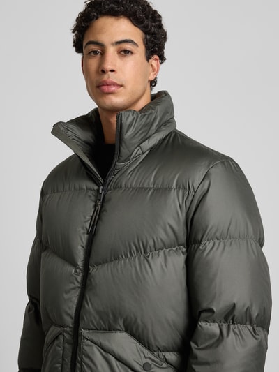 Marc O'Polo Denim Regular Fit Daunenjacke mit abnehmbarer Kapuze Khaki 3