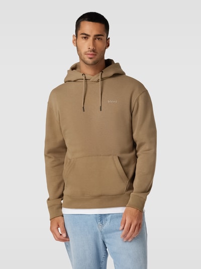 Blend Hoodie mit Label-Print Modell 'Downton' Sand 4