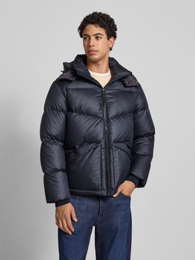 Marc O'Polo Denim Kurtka puchowa o kroju regular fit z odpinanym kapturem Granatowy 4