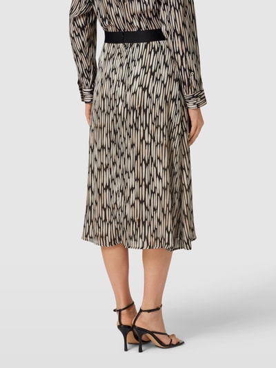 Cinque Midirock mit Animal-Print Modell 'CIRIO' Schwarz 5