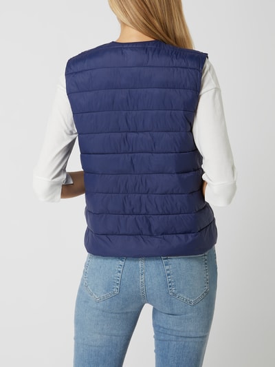 Montego Lichte bodywarmer met opstaande kraag  Donkerblauw - 5