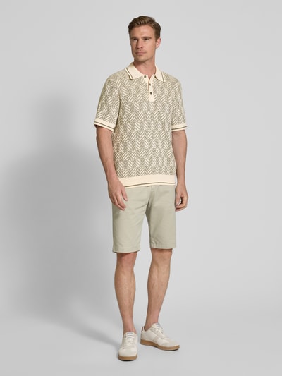 Jack & Jones Premium Regular fit poloshirt met labeldetail, model 'CODY' Zand - 1