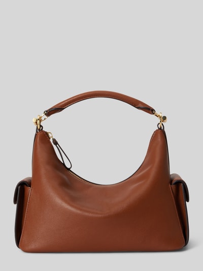 Lauren Ralph Lauren Torba z rączką z naturalnej skóry bydlęcej Koniakowy 1