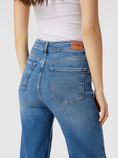 Pepe Jeans Jeansy o kroju relaxed fit z 5 kieszeniami model ‘LEXA’ Jeansowy niebieski 3