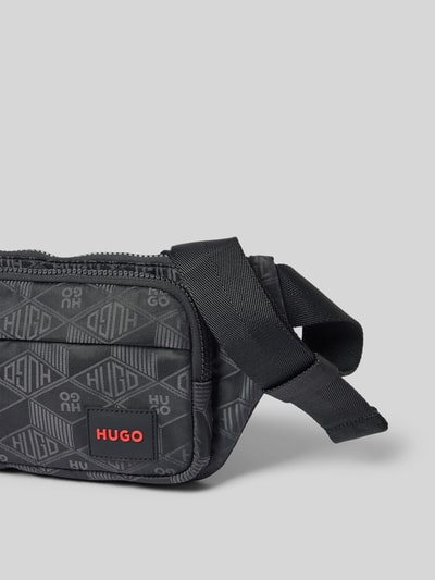 HUGO Bauchtasche mit Label-Badge Modell 'Ethon' BLACK 3