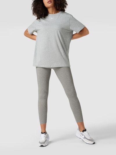 Nike Tight Fit Leggings mit Logo-Stitching Hellgrau Melange 1