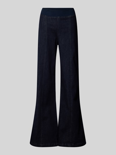 Rich & Royal Flared jeans met Franse steekzakken Donkerblauw - 2