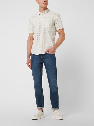 s.Oliver RED LABEL Regular fit vrijetijdsoverhemd met stretch  Offwhite - 1