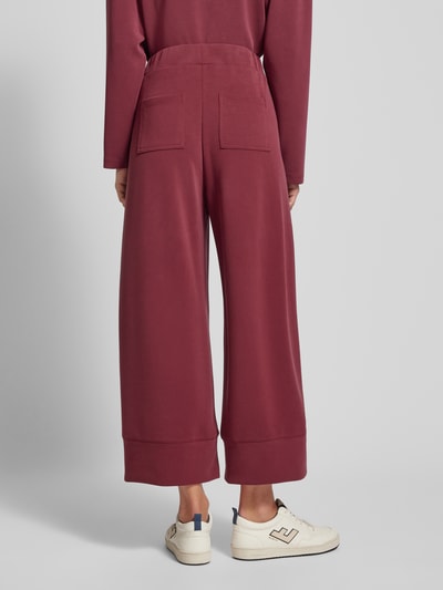 Rich & Royal Sweatpants met Franse steekzakken Bordeaux - 5