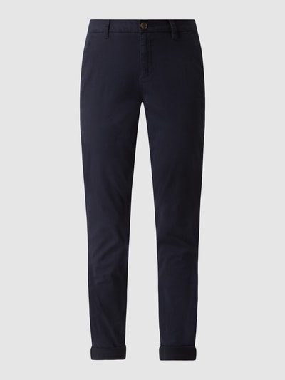 s.Oliver RED LABEL Chino met regular fit en stretch  Marineblauw - 2