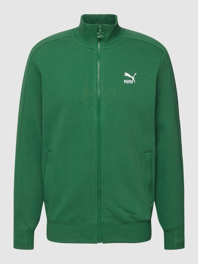 PUMA PERFORMANCE Sweatjacke mit Stehkragen und Label-Detail Gruen 2