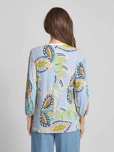 Marc Cain Bluse mit 3/4-Arm Rauchblau 5