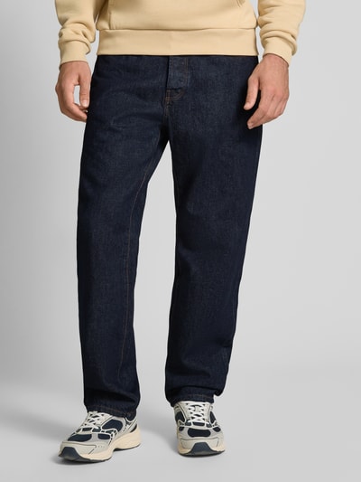 Only & Sons Loose Fit Jeans aus reiner Baumwolle Modell 'EDGE' Dunkelblau 4