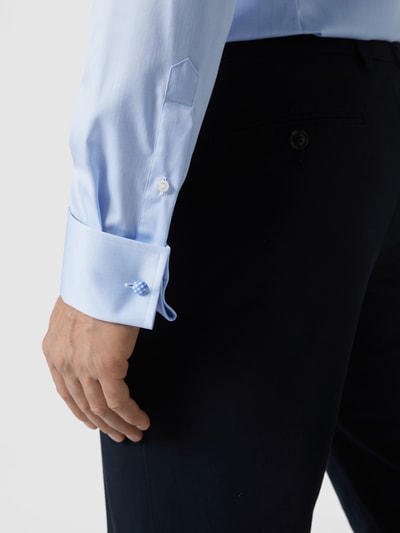 Eton Slim Fit Business-Hemd aus Twill  Bleu 3