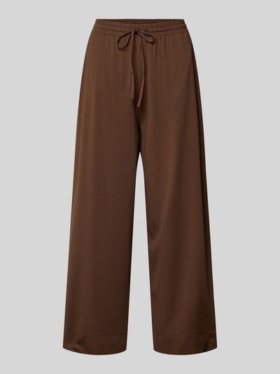Produktfoto, Regular Fit Anzughose mit elastischem Bund Modell 'MODICO' von Weekend Max Mara, Optik: Unifarben, High-Waist, seitliche Eingrifftaschen