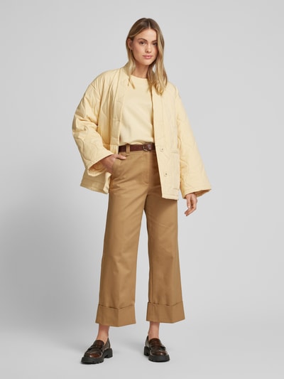 INFLUENCER'S CHOICE BY P&C* Spodnie o kroju tapered fit ze szlufkami na pasek Jasnobrązowy 1